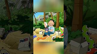 Quagmire as Robinson Crusoe 😱 familyguy [upl. by Aiahc941]