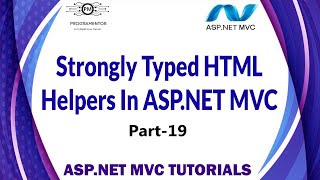 19  Strongly Typed HTML Helpers In ASPNET MVC  Learn ASPNET MVC  MVC Tutorials HindiUrdu [upl. by Knowles]