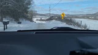 January 16 2024 snow burkesville ky [upl. by Eliga]