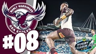 LATE GAME KINGS 🔥 2022 MANLY SEA EAGLES 🦅 CAREER MODE 8 [upl. by Fanestil]