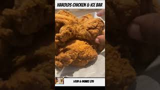 HAROLDS CHICKEN amp ICE BAR 😊🍗FOOD REVIEW charlottenc shorts [upl. by Lyrehs233]