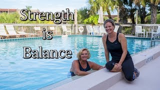 Strength and Balance  Senior Water Exercise [upl. by Leahci345]