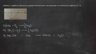 Napisz i uzgodnij równania reakcji chemicznych oznaczonych na schemacie cyframi 17 Na NaOH [upl. by Scheer]