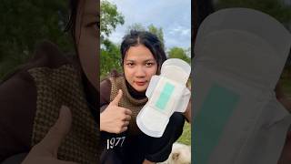 Sanitary pads is the best for use in forest lifehacks camping [upl. by Onra]