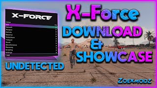 XForce MODMENU DOWNLOADTUTORIAL  SHOWCASE  UNDETECTED PCGTA [upl. by Shel]