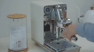 ECM Puristika cream color espresso coffee machine [upl. by Verina]