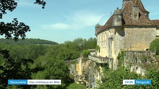 Découverte des châteaux dAucors et de Beaurecueil à MareuilenPérigord [upl. by Deirdra]