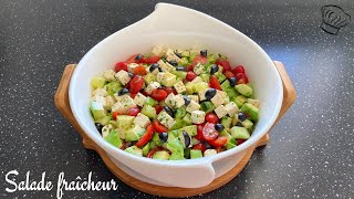 SALADE FRAICHEUR  RECETTE FACILE [upl. by Wendi592]