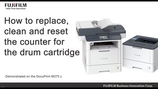 How to replace clean and reset the counter for the drum Cartridge [upl. by Ernie873]