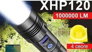 Waterproof Rechargeable Zoomable LED Flashlight [upl. by Odarnoc]