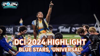 DCI 2024 Highlight Blue Stars Universal at DCI Finals ⭐️🪐🔭  FloMarching [upl. by Niltyak]