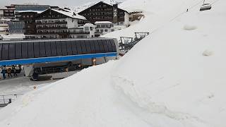 Skiing the secret link between the Hochgurglbahn amp Grobe Karbahn lifts  OBERGURGL GoPro  Apr 2024 [upl. by Twelve334]