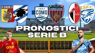 PRONOSTICI SERIE B 38 GIORNATA COMOCOSENZABARIBRESCIA CATANZAROSAMPDORIA [upl. by Toomay543]