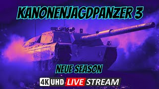 WOT Console  NEUE SEASON  Kanonenjagdpanzer 3 im LIVE Test [upl. by Zampino533]