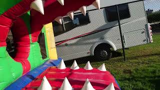 Crocodile bounce house at camping [upl. by Eshelman981]