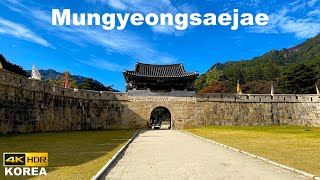 Korea  Walking in Mungyeongsaejae in fall  Mungyeong  4K [upl. by Hale]