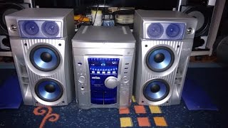 Raro Mini System Kenwood RXD753  200 watts RMS e 480 watts de consumo [upl. by Yentuoc]