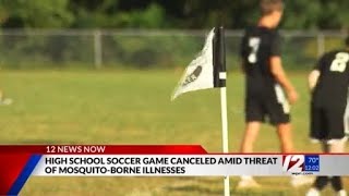 Local soccer game postponed amid EEE concerns [upl. by Cira]