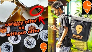 Swiggy offer VS without offer 🔥 Quality amp Quantity Comparison 🔥 [upl. by Corette661]