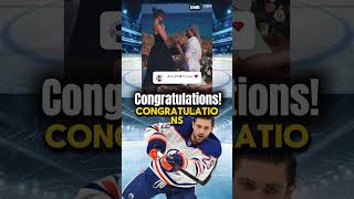 Leon Draisaitl and His Girlfriend Have Gotten Engaged shorts [upl. by Egief]