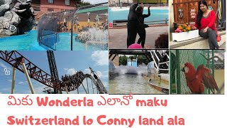 Connyland Switzerland 4k video  Sans Swiss telugu vlogs  Telugu vlogs [upl. by Ellehcyar]