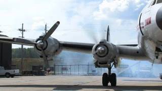 National Airline History Museums Connie Does Run Up and Taxi Test [upl. by Schaaff]