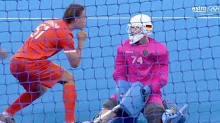 Dutch Player Teasing Germany Goalkeeper after Won Gold Medal  Netherland Germany Hockey Fight [upl. by Phox]