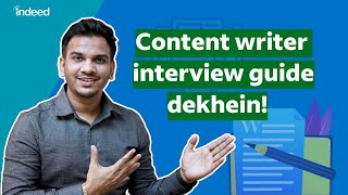 How to Clear Your Interview for a Content Writer Job ft SatishKVideos  Indeed India [upl. by Jennings]