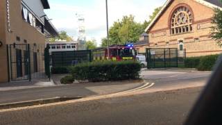 Gloucestershire Fire and Rescue Service Turnout From Cheltenham East  Onscene [upl. by Adnylg6]