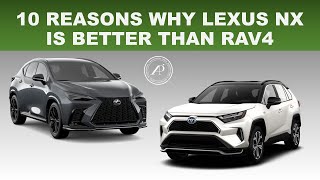 10 REASONS WHY LEXUS 450h IS BETTER THAN TOYOTA RAV4 PRIME  ENGINEERS FULL REVIEW [upl. by Rokach983]