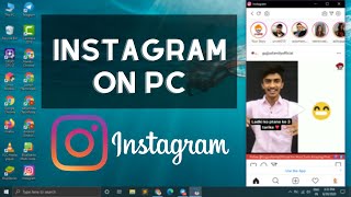 How to install Instagram on PC in Windows 1078 Working Method [upl. by Ochs]