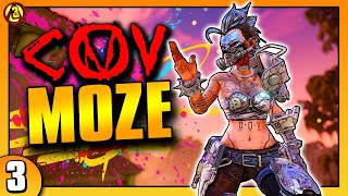 Borderlands 3  CoV Allegiance Moze Funny Moments and Drops  Day 3 [upl. by Ecinnej]