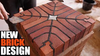 Building New Brick Wall Pier Cap Design [upl. by Leena]