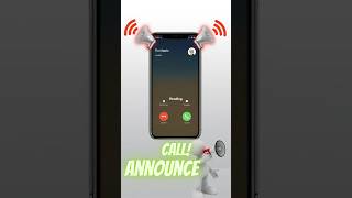 How To Announce Caller Name On Your Phone tech shorts [upl. by Eimor]