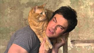 Ian Somerhalder and his cat Moke for People Magazine 2013 HD [upl. by Okiman]