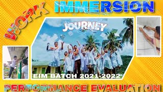 Work Immersion Journey  EIMBatch 20212022 [upl. by Aivul228]