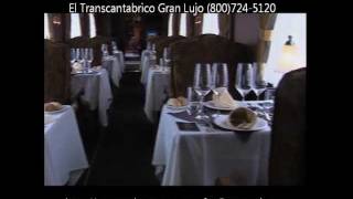 El Transcantabrico Gran Lujo luxury train tour in Spain [upl. by Ahidam]