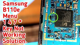 Samsung B110e 1 4 7  Key Not Working Solution । All Samsung Keypad Problem Solution [upl. by Anawit]