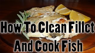 How to CLEAN FILLET and COOK WHITING  BREAM [upl. by Fredenburg]