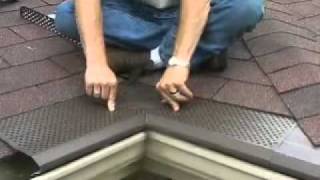 Gutter Protection Install Inside Valley [upl. by Meil]