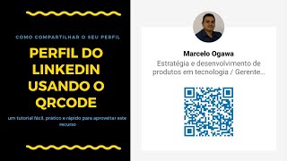 Como compartilhar o seu perfil do linkedin usando o aplicativo app [upl. by Dlorrej]