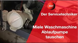 Ablaufpumpe tauschen Miele Waschmaschine So geht es [upl. by Balf109]