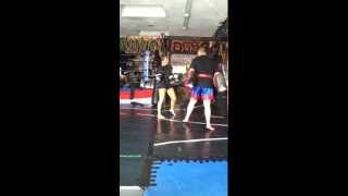 Mercedes Ashley Muay ThaiKickboxingMMA with Trainer Alan Florez part 2 [upl. by Hootman]