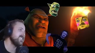 Forsen reacts to Pipe piper scene 812 Shrek forever after 4K 2010 movie clip [upl. by Shifrah28]