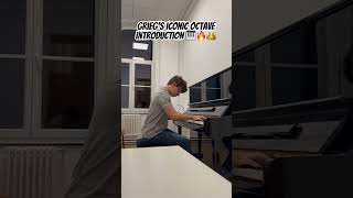 Practicing the introduction of Griegs piano concerto🔥 piano beethoven pianomusic [upl. by Leler293]