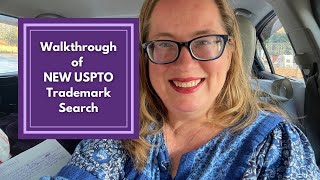 First Look NEW USPTO Trademark Search System  Walkthrough tutorial of how to trademark search [upl. by Aneekas61]