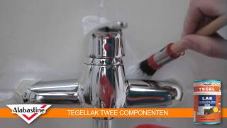 How to  Tegellak 2 Componenten  Alabastine [upl. by Myrvyn]