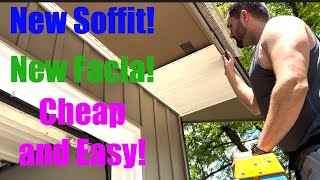 How to Install New Soffit on an Old House [upl. by Enyaw]