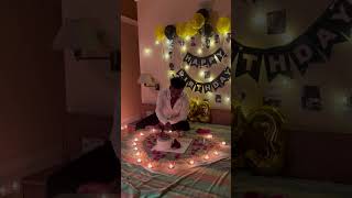 birthday decoration birthday balloon decoration birthday balloon deco ideas decor for girlfriend [upl. by Dahcir885]