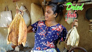 Dried fish Devilled Here is how to make dried fish easily and cleanly village kitchen recipe [upl. by Ojibbob]